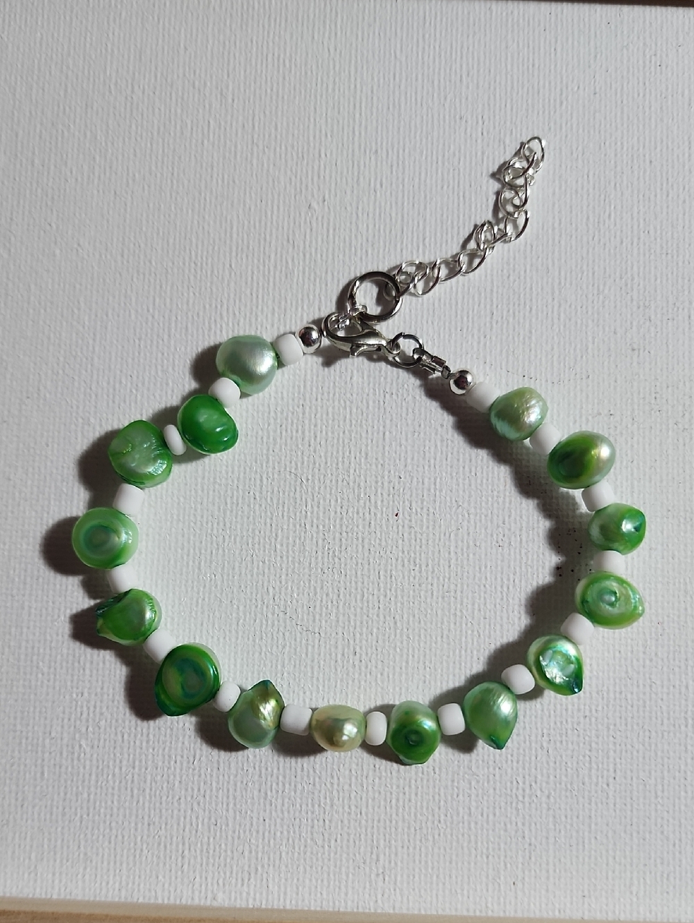 (6)Died fresh water pearls- handmadr by me